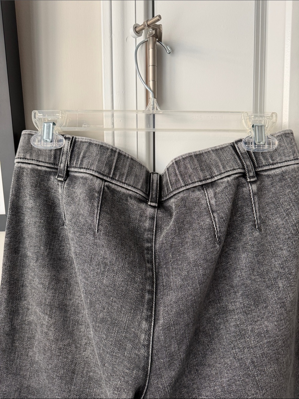 Logo by Lori Goldstein Washed Black Barrel Leg Jeans - Picture 5 of 5